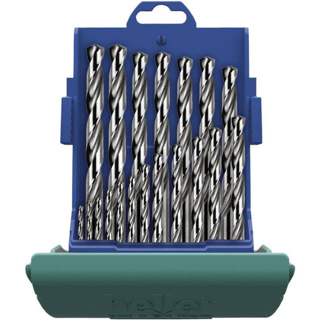Heller 21964 8 HSS Metall-spiralborrset 25 delar Slipat