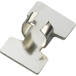TRU COMPONENTS Befæstigelsesbånd Selvklæbende 543638 Bundt-Ø-område 9.50 mm (max) Sølv 1 stk