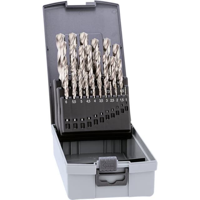 Alpen 0000110325100 HSS Metall-spiralborrset 25 delar