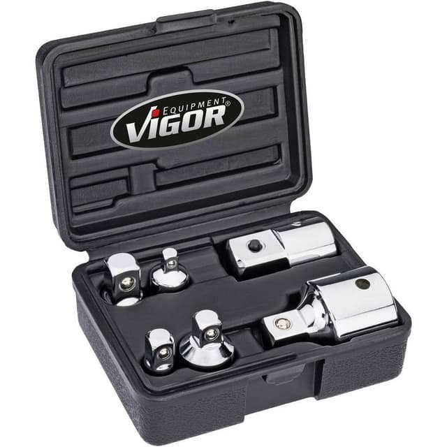 Hylsnyckeladapterset Drivning 1/4, 3/8, 1/2, 3/4 Output