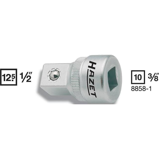 Hazet 8858-1 Socket Adapter Drev (skruetrækker) 3/8 (10
