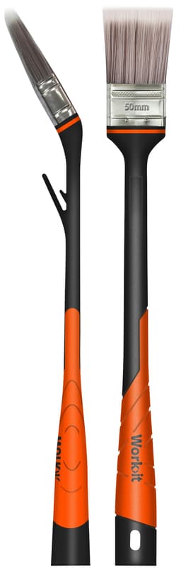 Home>it® flat pensel med vinkel och långt skaft 50 x 18 mm