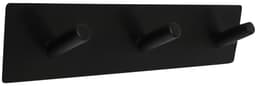 Home>it® selvklæbende knagerække med 3 kroge 20 x 4 cm matsort