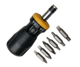 Millarco® skralleskrutrekker med 6 doble bits