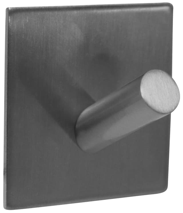 Home>it® selvklebende enkeltkrok 4 x 4 cm børstet krom
