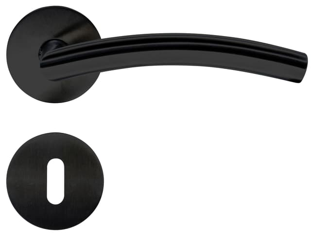 Home>it® dørgreb med B-greb 16 mm matsort