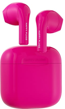 Happy Plugs Joy helt trådløse in-ear hodetelefoner (cerise)