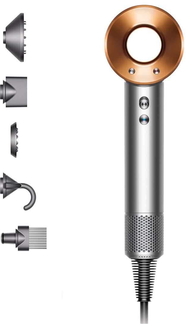 Dyson Supersonic HD07 hårtørrer (nikkel/kobber)