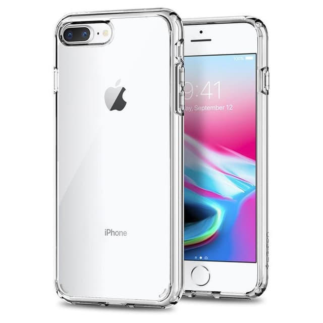 Spigen Air Cushion iPhone 7 Plus/8 Plus - Läpinäkyvä