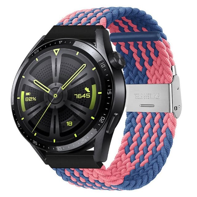 Flettet Elastik Armbånd Huawei Watch GT3 (46mm) - bluepowder