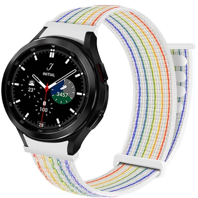 Nylon armbånd No-Gap Samsung Galaxy Watch 4 Classic (46mm) - Pride Ed