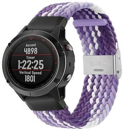 Flettet elastisk armbånd Garmin Fenix 5X - gradientpurple