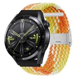 Flätat Elastiskt Armband Huawei Watch GT3 (46mm) - Gradient orange