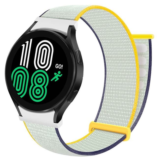 Nylon Armbånd  No-Gap Samsung Galaxy Watch 4 (44mm) - Sea Salt
