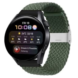 Punottu elastinen rannekoru Huawei Watch 3 (46mm) - Army