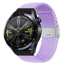 Flätat Elastiskt Armband Huawei Watch GT3 (46mm) - Ljuslila