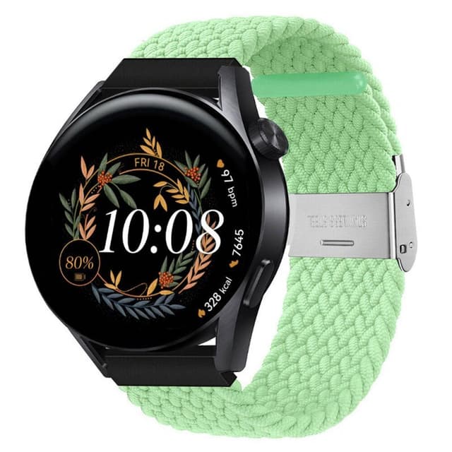 Flettet elastisk armbånd Huawei Watch GT3 (42mm) - pistachio