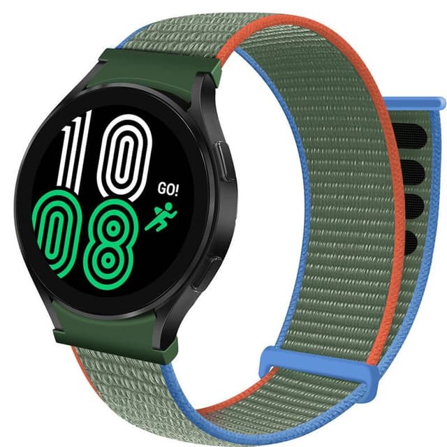 Nylonrannekoru No-Gap Samsung Galaxy Watch 4 (44mm) - Olive