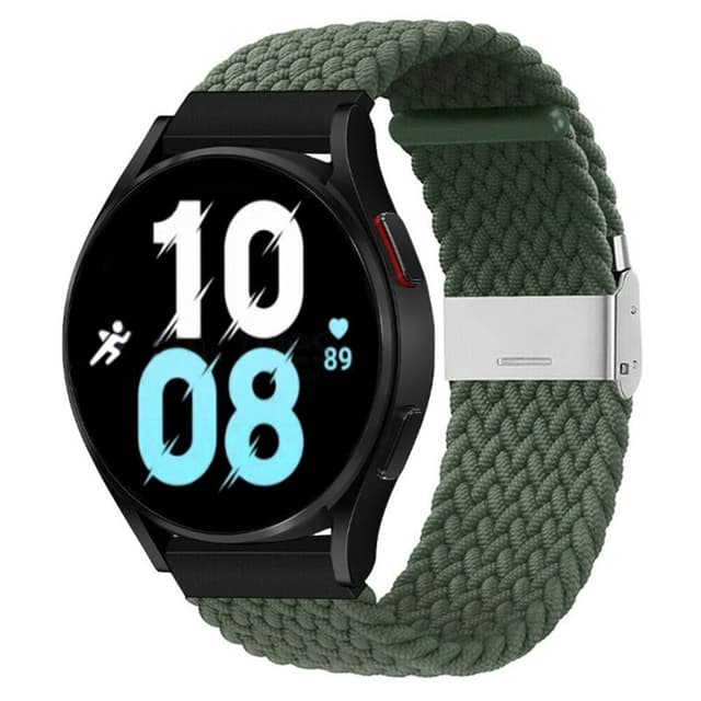 Flätat Elastiskt Armband Samsung Galaxy Watch 5 (44mm) - Army