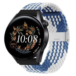 Flätat Elastiskt Armband Huawei Watch GT3 (42mm) - Blåvit