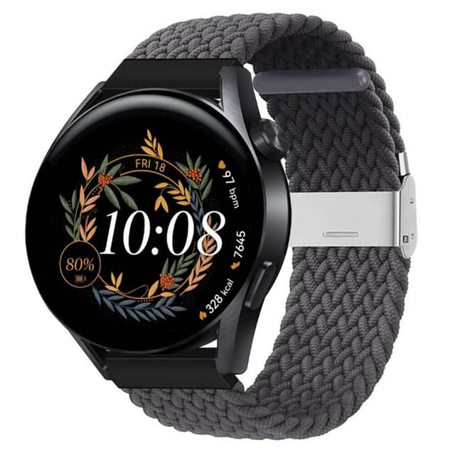 Flätat Elastiskt Armband Huawei Watch GT3 (42mm) - Skygrey