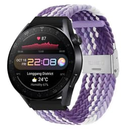 Flätat Elastiskt Armband Huawei Watch 3 Pro (48mm) - Gradient purple