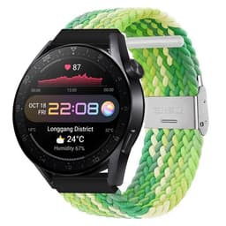 Flettet elastisk armbånd Huawei Watch 3 Pro (48mm) - gradientgreen
