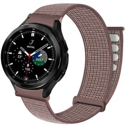 Nylon armbånd No-Gap Samsung Galaxy Watch 4 Classic (42mm) - Smokey M