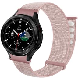 Nylon armbånd No-Gap Samsung Galaxy Watch 4 Classic (42mm) - Rose Pin