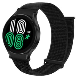 Nylon Armbånd  No-Gap Samsung Galaxy Watch 4 (40mm) - Dark Black