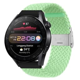 Flettet Elastik Armbånd Huawei Watch 3 Pro (48mm) - pistachio