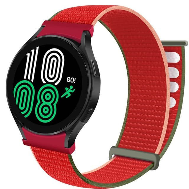 Nylonrannekoru No-Gap Samsung Galaxy Watch 4 (40mm) - Strawberry