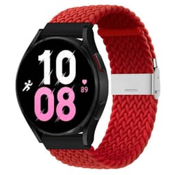 Flettet Elastik Armbånd Samsung Galaxy Watch 5 (40mm) - Mørkerød