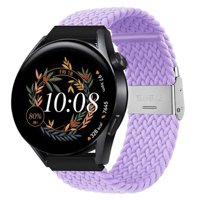 Flettet elastisk armbånd Huawei Watch GT3 (42mm) - lightpurple