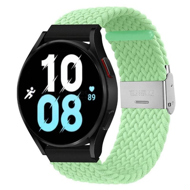 Flettet elastisk armbånd Samsung Galaxy Watch 5 (44mm) - pistachio