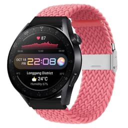 Punottu elastinen rannekoru Huawei Watch 3 Pro (48mm) - Aprikoosin