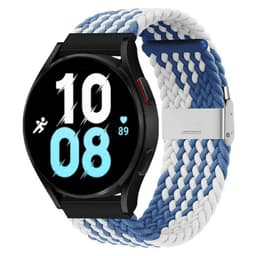 Flettet Elastik Armbånd Samsung Galaxy Watch 5 (44mm) - Blåhvid