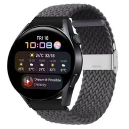 Flettet elastisk armbånd Huawei Watch 3 (46mm) - skygrey