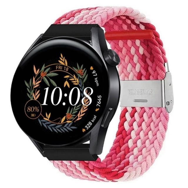 Flettet elastisk armbånd Huawei Watch GT3 (42mm) - gradientred