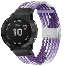 Flettet elastisk armbånd Garmin Fenix 6 - gradientpurple