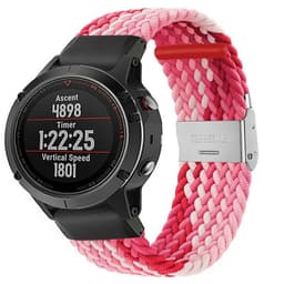 Flettet elastisk armbånd Garmin Fenix 5X - gradientred