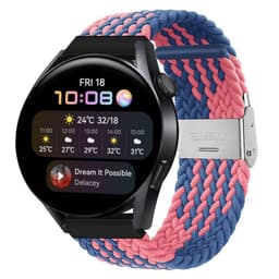 Punottu elastinen rannekoru Huawei Watch 3 (46mm) - bluepowder