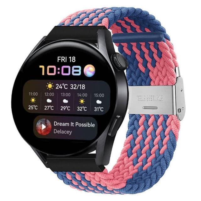 Punottu elastinen rannekoru Huawei Watch 3 (46mm) - bluepowder