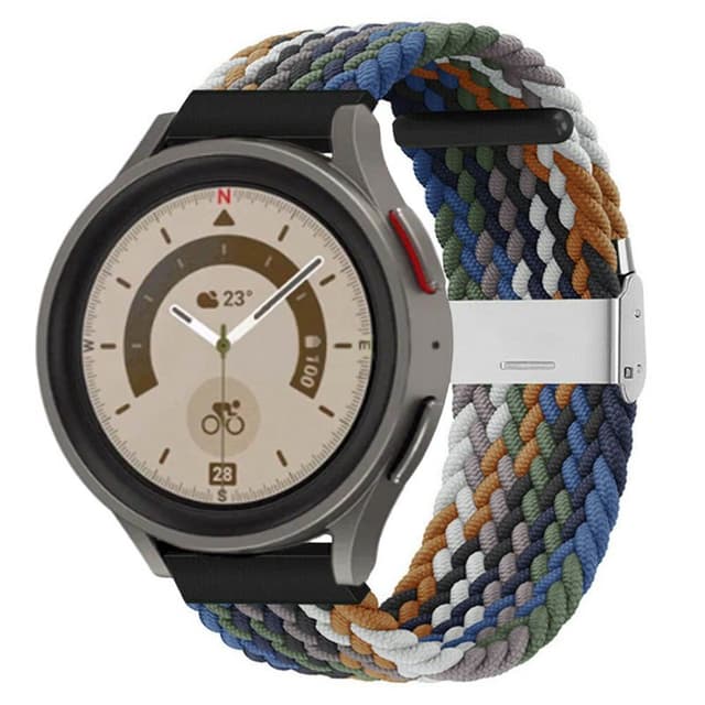 Flettet elastisk armbånd Samsung Galaxy Watch 5 Pro (45mm) - cowboy