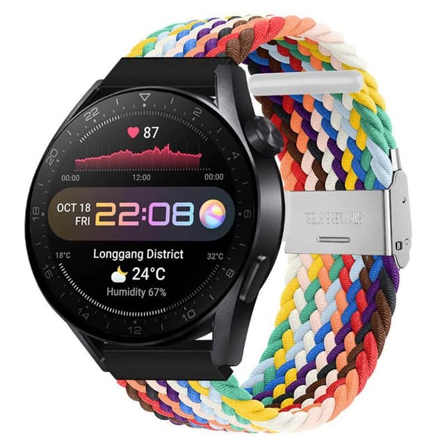 Flätat Elastiskt Armband Huawei Watch 3 Pro (48mm) - Pride Edition