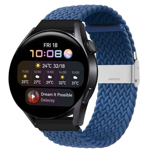 Flettet elastisk armbånd Huawei Watch 3 (46mm) - Blå