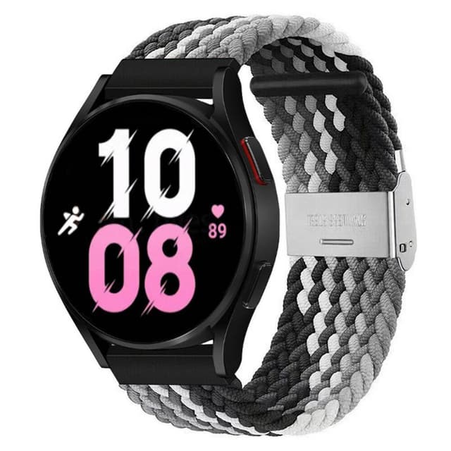 Flettet Elastik Armbånd Samsung Galaxy Watch 5 (40mm) - Sorthvid