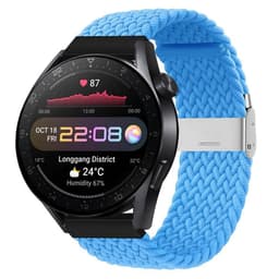 Flätat Elastiskt Armband Huawei Watch 3 Pro (48mm) - Skyblue