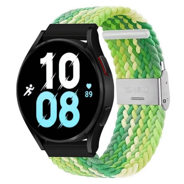 Flettet Elastik Armbånd Samsung Galaxy Watch 5 (44mm) - Gradientgreen