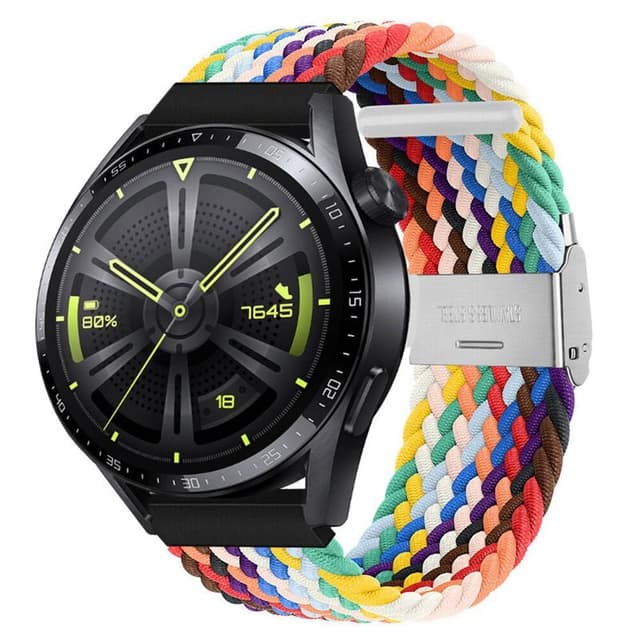 Flettet Elastik Armbånd Huawei Watch GT3 (46mm) - Army